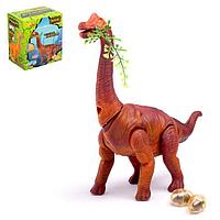 Динозавр Брахиозавр травоядный, световые и звуковые эффекты