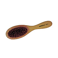 Массажка для наращённых волос №1013 деревян., овальная, пластик. зубчики AISULU №71770(2)