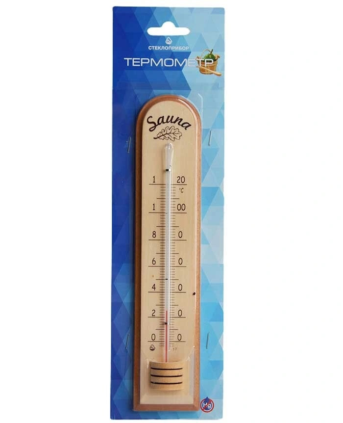 Термометр для сауны ТС-10, дерево