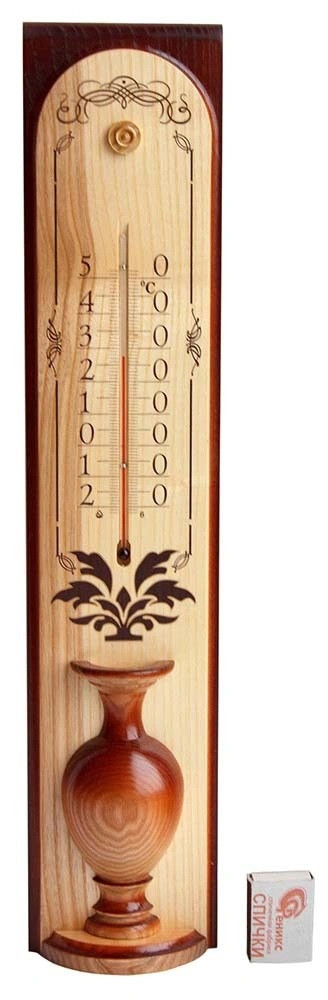 Термометр деревянный Д-11 "Кувшин" - фото 2 - id-p84311540