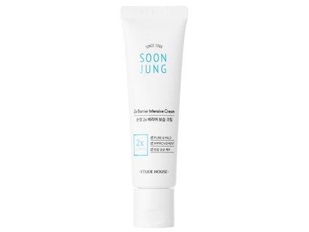 Увлажняющий и успокаивающий крем для лица Etude House SoonJung 2x Barrier Intensive Cream, 60мл.