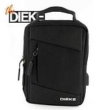 Рюкзак-сумка однолямочный с портом USB для зарядки устройств Dieke Compact #1262 (Серый), фото 8