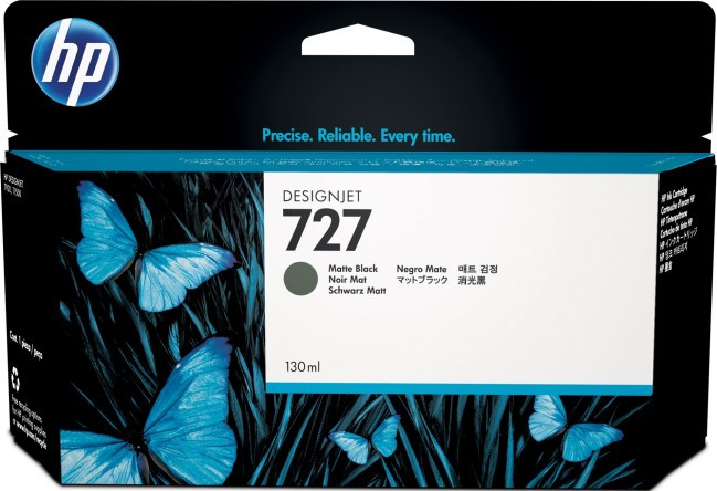 Картридж HP №727 (B3P22A) Matte Black ORIGINAL для HP Designjet T920/T1500/T2500 ePrinter series,  130ml