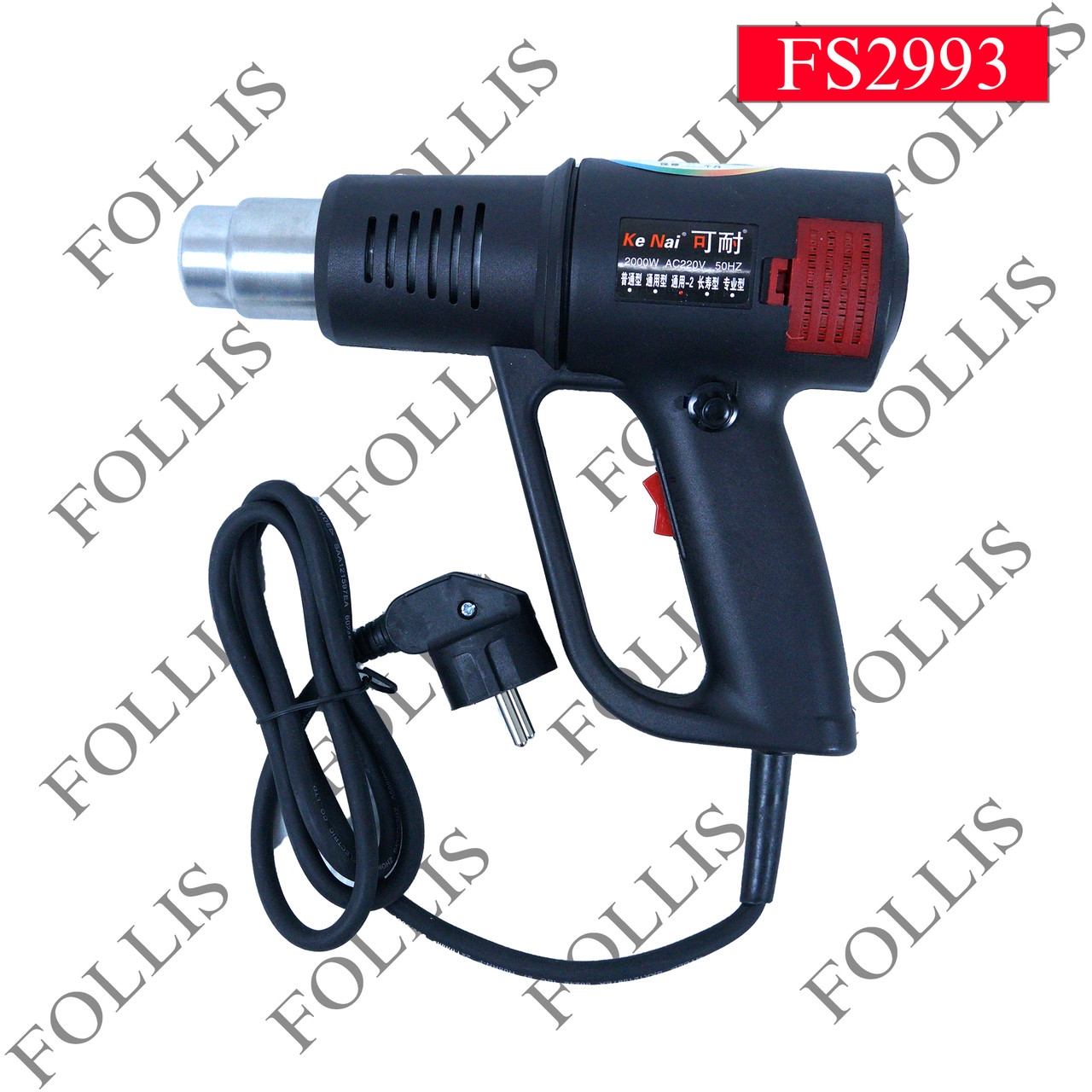 Фен строительный 2000W 600C A