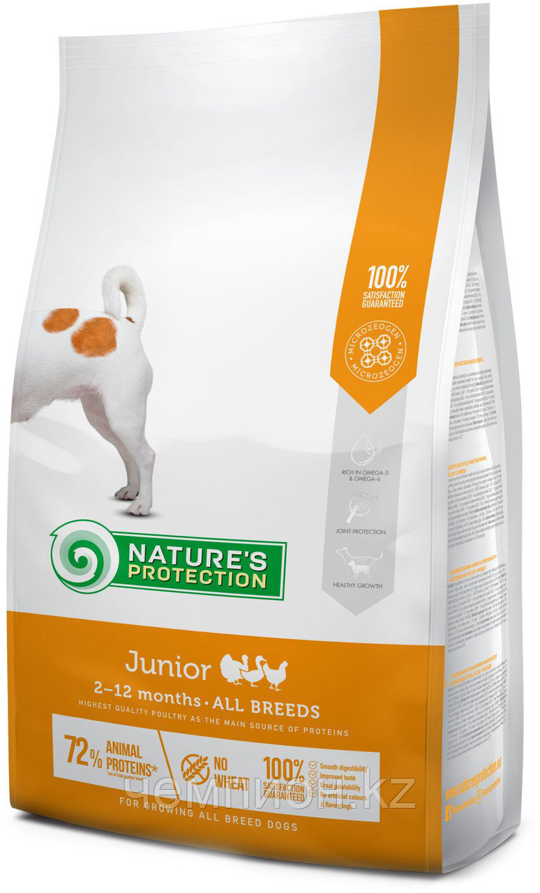 457271 Nature’s Protection Junior All Breed, корм для щенков всех пород, уп.7,5 кг.