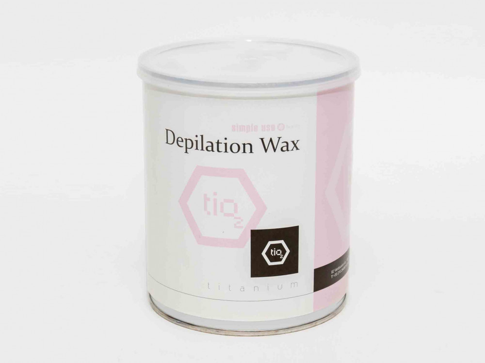 Воск для депиляции SIMPLE USE BEAUTY - PINK TiO2 (розовый), теплый, банка, 800 мл - фото 1 - id-p69312290