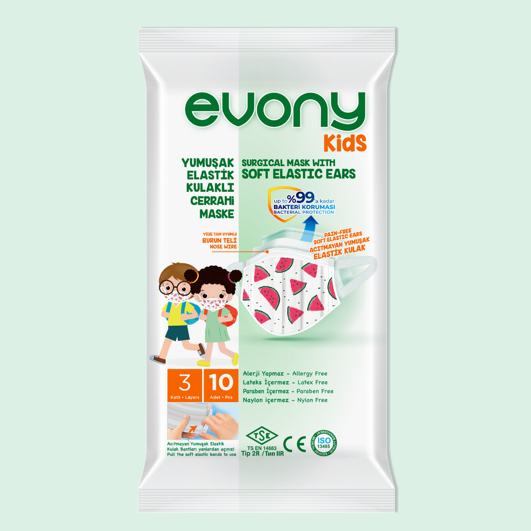 Детские Медицинские Маски EVONY 10 шт/уп