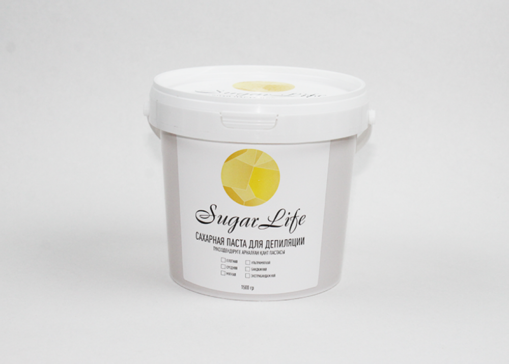 Паста для сахарной депиляции, экстра-бандажная, SUGAR LIFE, 1,5 кг - фото 1 - id-p84405423