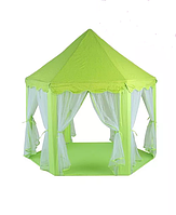 Детская игровая палатка шатер зеленый