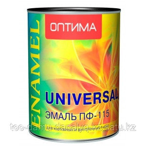 Эмаль ПФ-115 желтая 2,7 Оптима