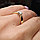Золотое кольцо с бриллиантом 0,16Сt VS2/G Ex-Cut, фото 8