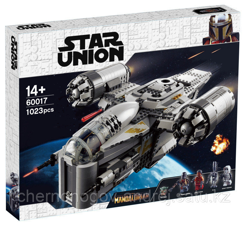 Конструктор аналог лего Мандалорец LEGO Star Wars The Mandalorian 75292 лепин KING 60017 Лезвие бритвы