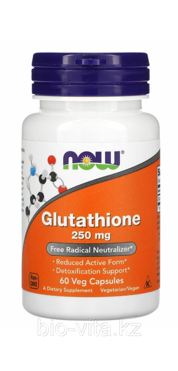 Глутатион, 250 мг, 60  капсул.Now Foods
