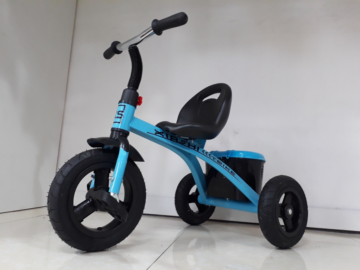 Детский трехколесный велосипед "XS" с резиновыми колесами!