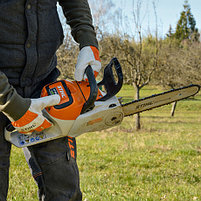 Аккумуляторная пила STIHL MSA 220 C-B (с батареей и зарядкой)В комплекте AL 300 + AP 300 S., фото 3