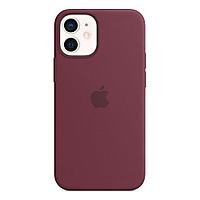 Оригинальный силиконовый чехол для Apple IPhone 12 mini с MagSafe - Plum, фото 1