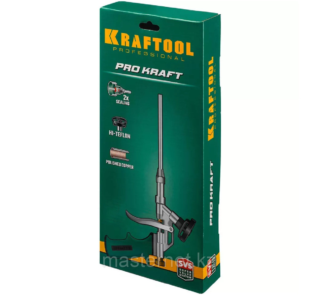 KRAFTOOL PROKraft профессиональный пистолет для монтажной пены с тефлоновым покрытием держателя - фото 4 - id-p76293230