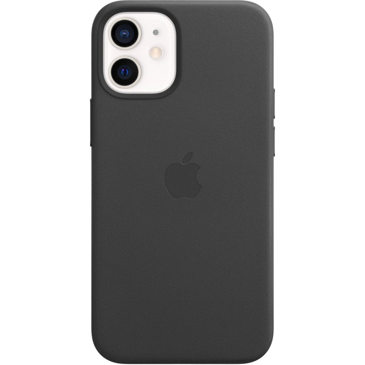 Оригинальный кожаный чехол для Apple IPhone 12 mini с MagSafe - Black, фото 1