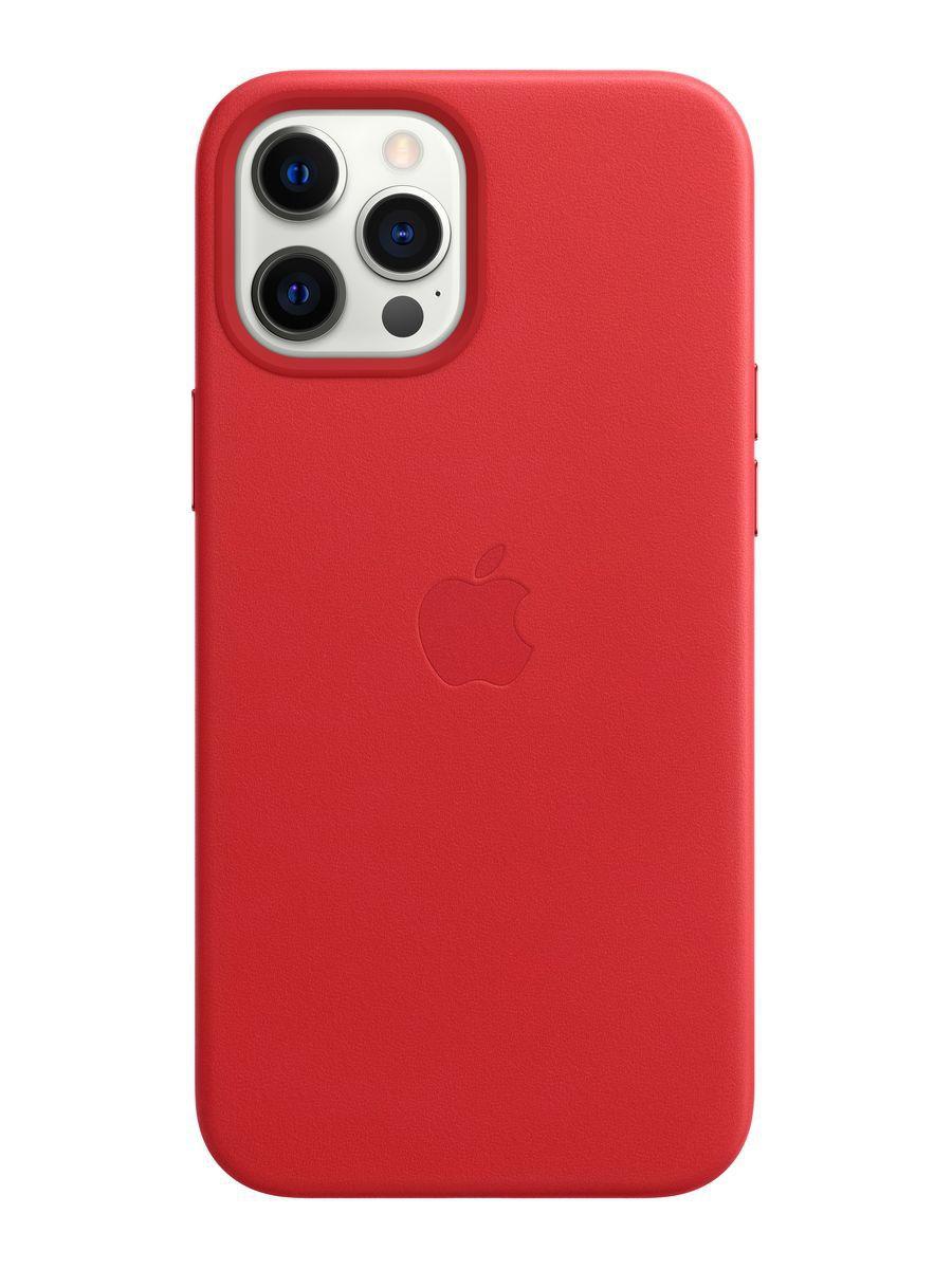 Оригинальный кожаный чехол для Apple IPhone 12 Pro Max с MagSafe - (PRODUCT)RED, фото 1
