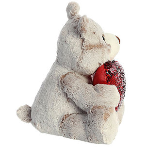 AURORA Игрушка мягкая Медведь Большое сердце кор. 30 см, фото 2