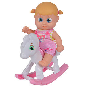 Игрушка Bouncin' Babies Кукла Бони 16 см с лошадкой-качалкой, дисплей, фото 2