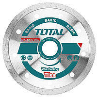 Диск алмазный сплошной влажная резка 180х22.2х7.5мм TOTAL арт.TAC2121803