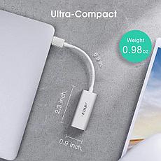 Конвертер USB-C на LAN RJ-45,1000 Mbps EDUP | Адаптер Переходник Ethernet, фото 2