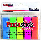 Закладки клейкие FantaStick пластиковые 5 цв х 25 шт