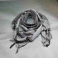 Куфия (арафатка) мужской головной платок Серый