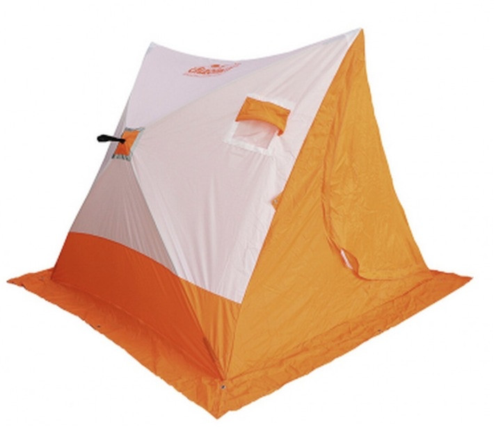 Палатка Следопыт PF-TW-19 - цвет: белый-оранжевый - фото 2 - id-p84578732