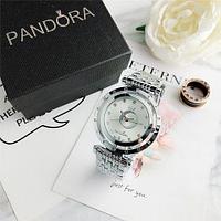 Подарочный комплект Pandora In The Moon 6861Z {часы + браслет + подвеска} (Серебряный)