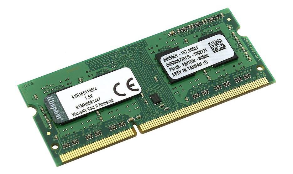 SO-DIMM 4Gb DDR3 PC12800/1600Mhz Kingston, CL11, 1.5V, OEM