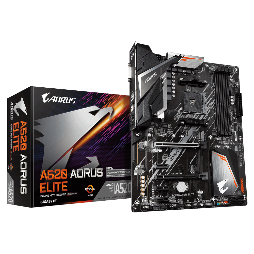 Материнская плата Gigabyte A520 AORUS ELITE