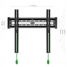 Кронштейн фиксированный для телевизора Onkron NN14, до 56 кг, до 55", фото 2