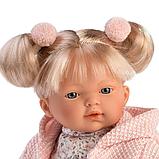 Кукла Llorens Роберта 33 см. блондинка в светло-розовом жакете, фото 2