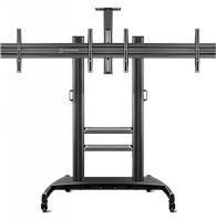 Стойка мобильная для 2-х телевизоров Onkron TS3811 black до 115 кг