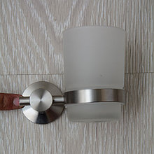 Стакан для зубной щетки,стеклянный, одинарный, матовый 225110