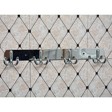 Вешалка крючок настенная "Птичка", 4 крючка, хром 304-4