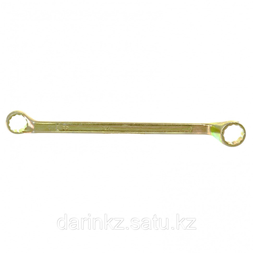 Ключ накидной, 20 х 22 мм, желтый цинк Сибртех