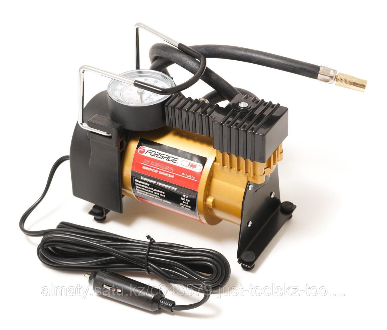 Forsage Компрессор поршневой автомобильный "FORSAGE" 14A 12V 30168       F-580