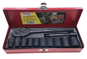 WMC tools Набор инструментов ударных 12 предметов 1/2" (6гр.)(10-24мм) WMC TOOLS 4122-5 47312