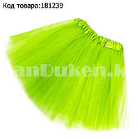 Юбка пачка детская для танцев 30 см, салатовая