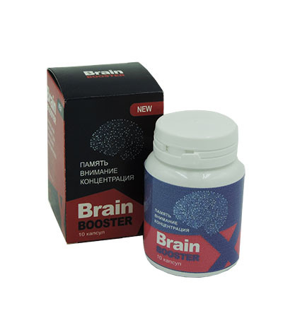 BrainBoosterX - Таблетки для улучшения памяти, внимания, концентрации (БрэйнБустер) - фото 1 - id-p84668315