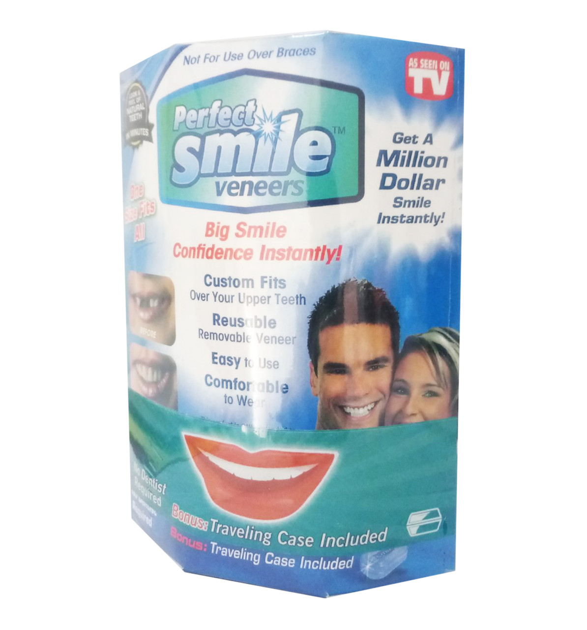 Perfect Smile Veneers - Съёмные Виниры для зубов (Перфект Смайл) Верхняя каппа - фото 2 - id-p84669090