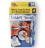 Smart Swab - Прибор для чистки ушей (Ухочистка), 16 насадок