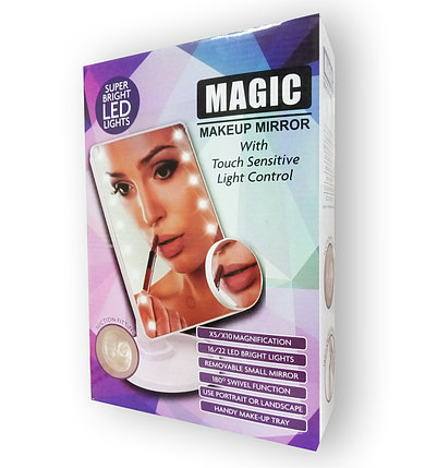 Magic Makeup Mirror - Зеркало для макияжа с LED-подсветкой (Меджик Мэйкап Миррор), фото 2