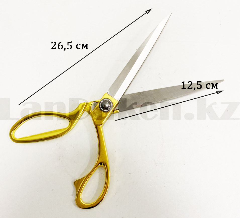 Ножницы портновские (швейные) стальные 26.5 см JLB-K38 - фото 3 - id-p84667811