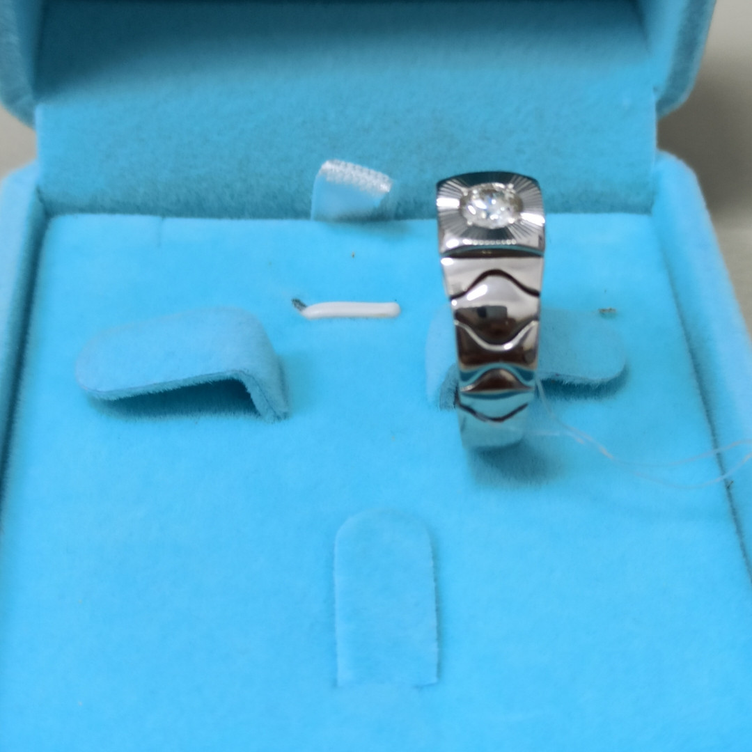 Мужское кольцо с бриллиантом 19.5-20 размер (ул.Жолдасбекова 9а) - фото 2 - id-p78983796