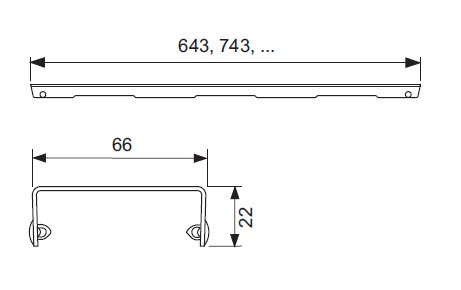 Декоративная решетка TECEdrainline "quadratum" для душевого канала, прямая - фото 2 - id-p84676663