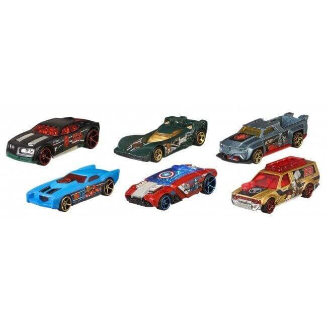 Коллекционная машинка Приключения героев Hot Wheels (в асс.)
